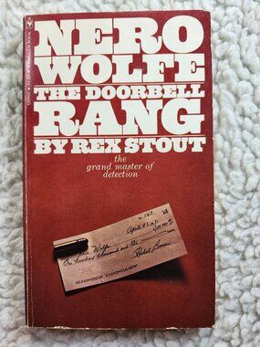 Nero Wolfe The Doorbell Rang Rex Stout Bantam Paperback 1971 Mystery Novel